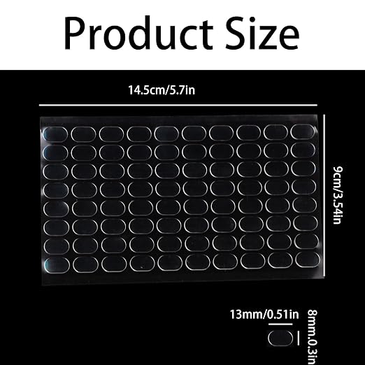 640 PCS Clear Double Sided Poster Putty Removable Dot Sticky Glue Putty - Image 2