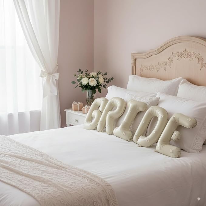 40Inch Beige BRIDE Balloons Bachelorette - Image 3