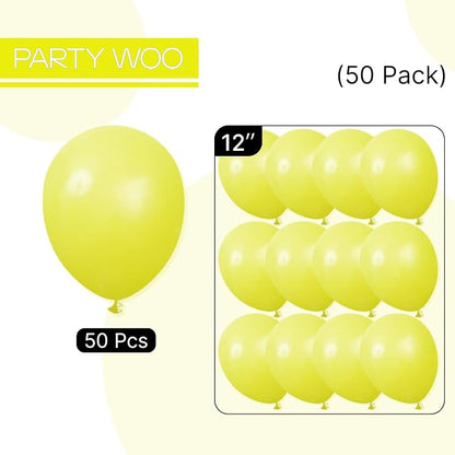 PartyWoo Lime Balloons 50pcs Green Light Pastel Kelly Green Color | 12 Inch - Image 6