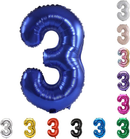 YPSelected 32 Inch Large Foil Helium Number Balloon Birthday Wedding Party 0-9 by YPSelected