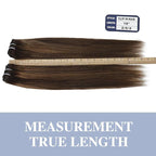 Straight Clip In Hair Extensions Real Human Hair 8Pcs Clip In Balayage Dark Brown to Chestnut Brown Human Hair Extensions with 18Clips Lace Weft 120g 24inch