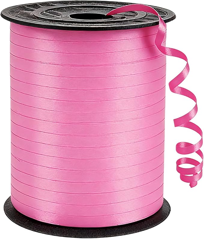Pink Curling Ribbon, 500 Yard Premium Pink Curling Ribbons, Balloon String by Unknown