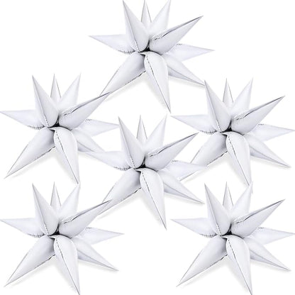 LOVESTOWN 72 PCS White Star Balloons, Engagement Party Decorations by Lovestown