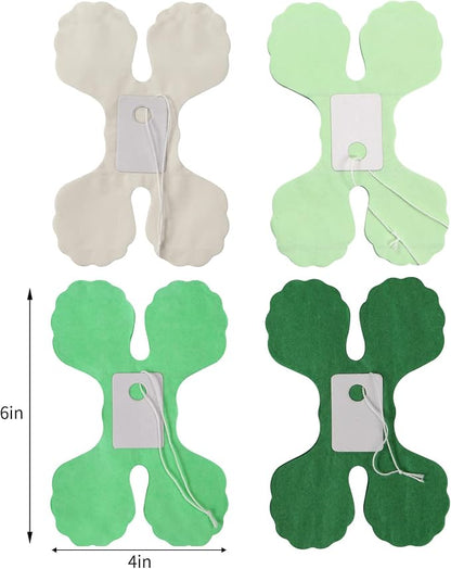 Green-White Party Decorations Streamers Garland - 157Ft Four-Leaf Clover - Image 3