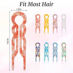 8 Pcs French Hair Pins for Women French Hair Clips Elegant Design Accessories Suitable for Christmas Valentines Wedding Birthday Thanksgiving Hairpin Gifts (Set C)