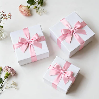 KINGLAKE Light Pink Satin Ribbon - Image 4