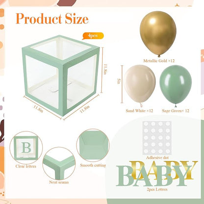 Zhanmai Baby Boxes for Bear Baby Shower Decoration - Image 2