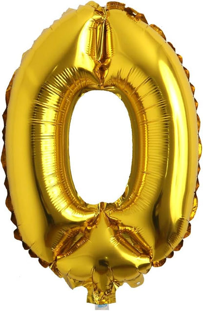 16" Alphabet Letter and Number Balloons Set Package, Aluminum Hanging Foil Film by RUIANSI