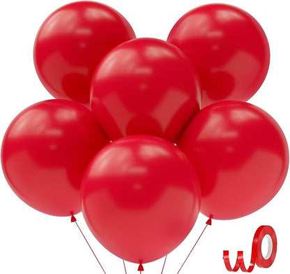 30pcs Red Balloons 18 Inch Latex Large Balloon by BAIBAOXIANG