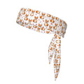 Men Women Beauty Skinny Sports Sweatbands Head Accessories for Running Fitness Shower, Long Multi Style Puppy Welsh Corgi And Heart Cute Funny Dog Head Ribbon Headwear