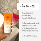 FOUR REASONS Color Mask INTENSE - Orange, 6.76 fl oz - Intensive Toning Treatment - Color Depositing Conditioner - Semi Permanent Hair Dye for Lightened and Colored Hair - 100% Vegan