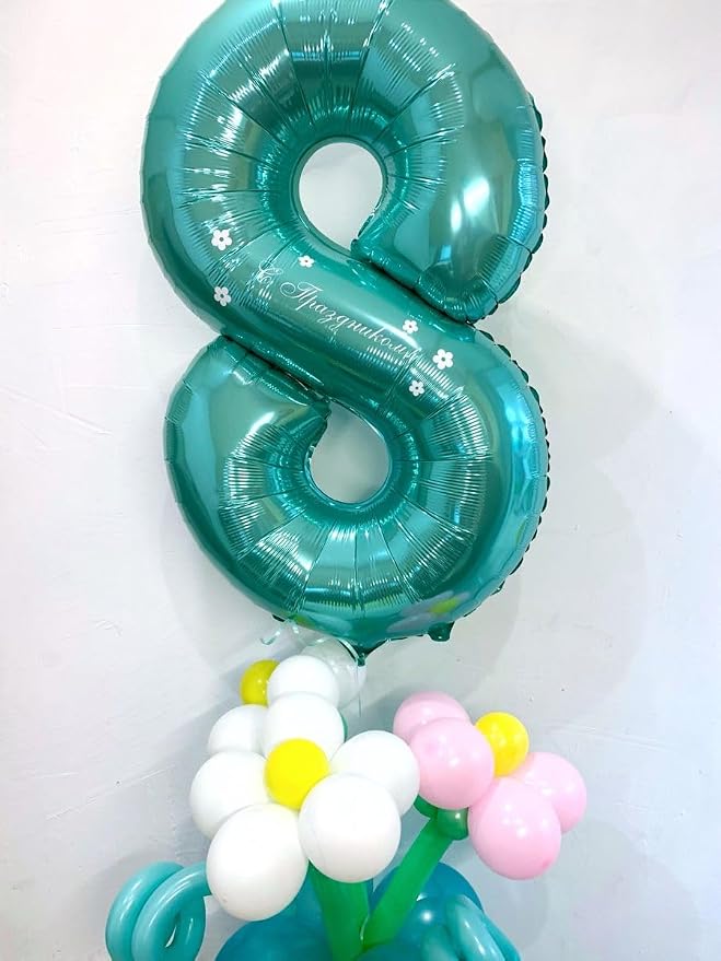 9 Balloon Number 40 Inch for Yellow Birthday Party Decorations | Mix & Match - Image 4