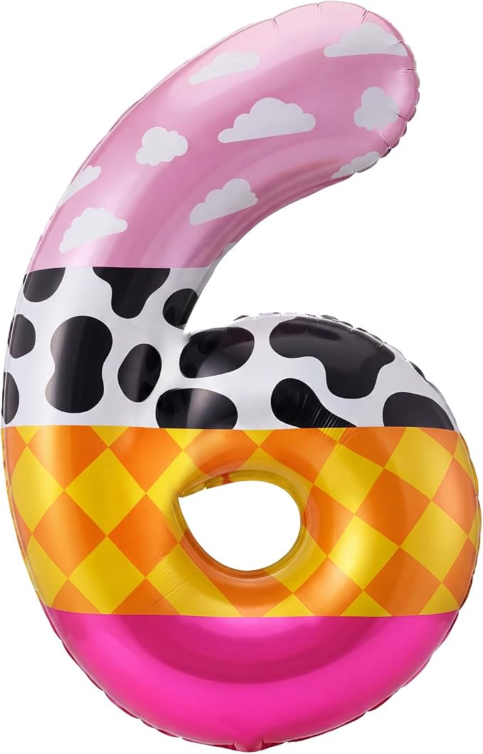 40 Inches Number 6 Balloon by Unknown