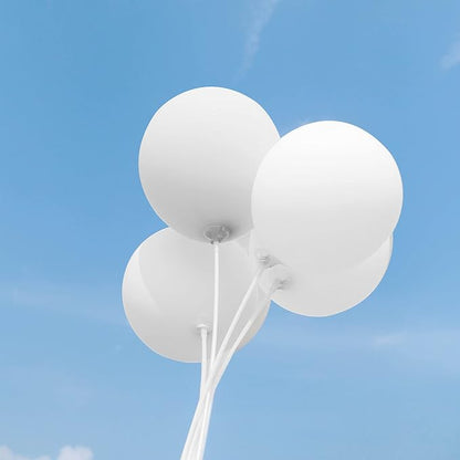 ASIYUHY White Balloons 100 Pack 12 Inch White Latex Party Balloons - Image 5