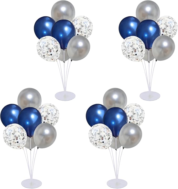 4 Set Balloon Stand Kit for Table Centerpieces by LOBUBT