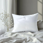 Silky Smooth Satin Zipper Bed Pillowcases Cooling,Anti-Frizz,and Gental on Skin Pack of 2 (White, Queen (20x30))