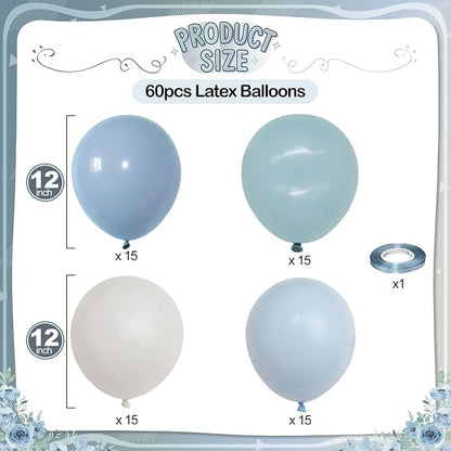 Dusty Blue Balloons - Image 2