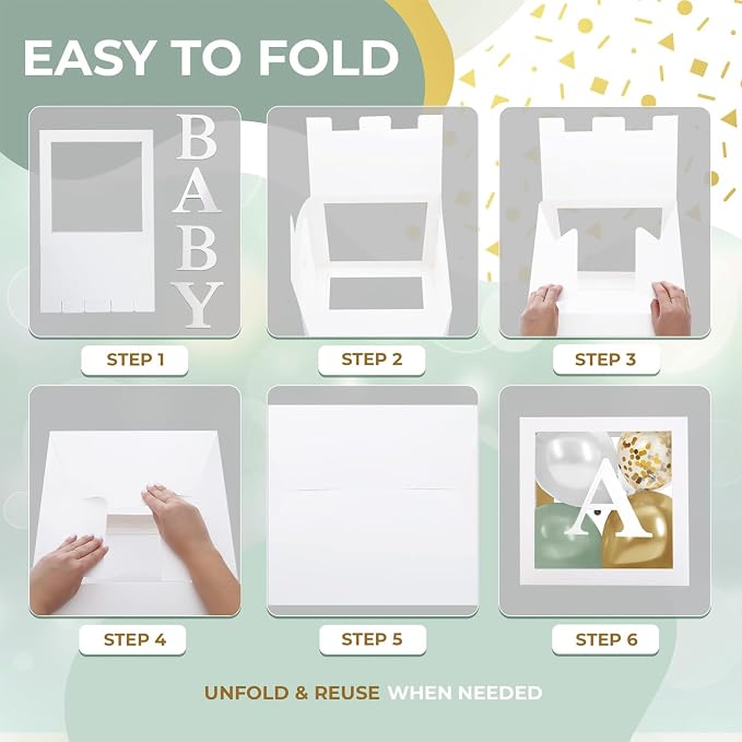 44-Piece Baby Shower Decorations - Image 3