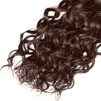 34 Inch Color 4 Bundles Human Hair Brown Water Wave Bundles Double Weft Chocolate Brown Wet and Wavy Bundle Hair Weave Niegmeag Brazilian Virgin Remy Hair Extensions 100g