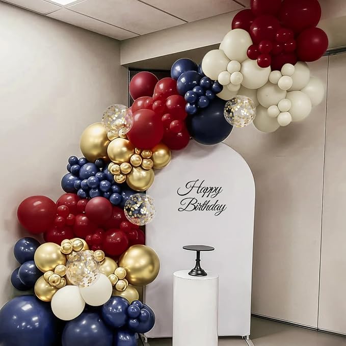 Red White and Blue Balloon Garland Arch Kit - Image 4
