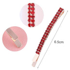 18 Pieces Rhinestone Bobby Pins Crystal Hair Clips Hair Pin Sparkling Hair Barettes Sytling Decorative Accessories for Women and Girls