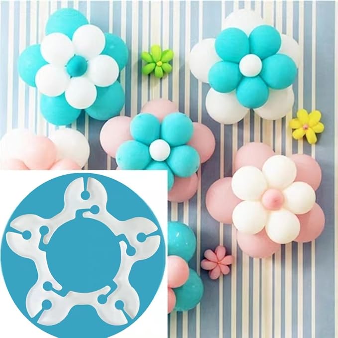 XMHBG 100 Pcs Balloon Rings, Balloon Arch Clips & Connectors – Reusable - Image 9