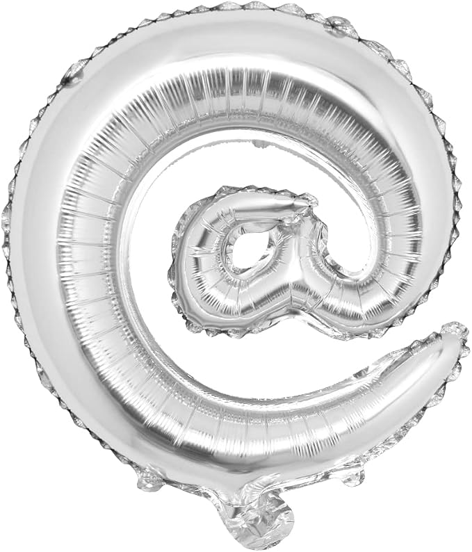 16" inch multicolor Alphabet Letter symbol & @ # Balloons Aluminum Hanging Foil by RUIANSI