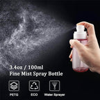 Cosywell Travel Size Spray Bottle TSA Approved 3.4oz 100ml 3 Pack Leak Proof Fine Mist Spray Bottles Empty Refillable Mist Sprayer for Perfume Essential Oils Toners Rose Water Cosmetics (3Pink)