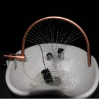 Massage Salon & Spa Basin Faucet, 180° Arc Design Water Circulation Rack for Head Hair Salon Head Spa Frame Head Therapy Device