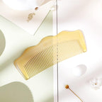 TAN MUJIANG White Horn Hair Comb KCBJ0606