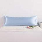 NTBAY Satin Body Pillowcase for Hair and Skin, Luxurious and Silky Pillow case with Envelope Closure, 20x54 Inches, Aqua