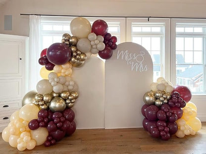 150Pcs Burgundy Balloon Garland Arch Kit - Image 5
