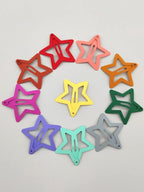 Hair Clips for Girls, CYBAUG 100-Pack Star Metal Hair Clips for Toddlers,Kids,Women, Cute Snap Hair Barrettes for Fine/Thick Hair Candy Color Hair Accessories