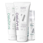 Shapiro MD Hair Growth Experts Natural Hair Kit for Thicker, Fuller, Healthier Looking Hair - Including Shampoo, Conditioner and Leave-In Daily Foam (2 Month)