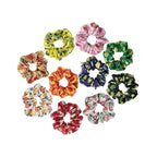cute fruit design scrunchies for all hair type 10pack elastic hair band great for ponytails XL srcunchies set these soft hair ties is great for every occasion