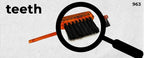 #963 Handmade Eyebrow Brush Tortoise Havana Acetate Smooth Tame Edges Style Eyebrows Detangling Parting Grooming Teasing Hair Styling Hairdresser Barber Hairdressing Wet Dry Pocket Women Men