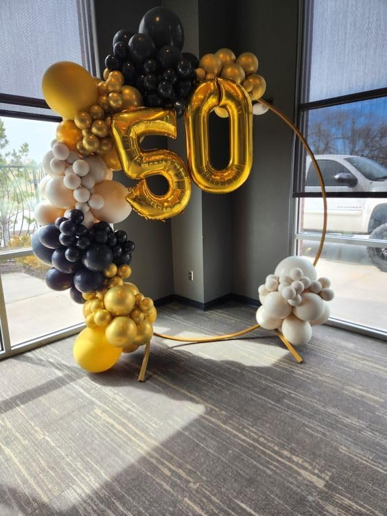Gold Number 1 Balloon 40 Inch, 1st Birthday Party Decorations Men Women | Foil - Image 8