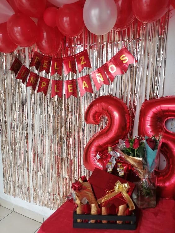 Red Number 2 Balloon 40 Inch, 2nd Birthday Party Decorations Men Women | Foil - Image 2