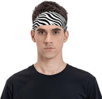 Sports Sweatband for Men and Women, Sweat-Absorbing Headbands for Moisture Wicking, Suitable for Fitness Running Cycling Hiking Yoga Football Exercise
