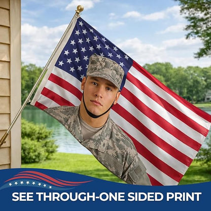 Custom Flag with Face on It by DreamController; Personalized American Flag with - Image 6