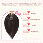 Hair Toppers for Women with Thinning Hair Extensions 360° 3D Toppers Hair Pieces for Women Clip Ins Fake Bangs Hair Pieces Perfect Solution for Stylish Upgrade