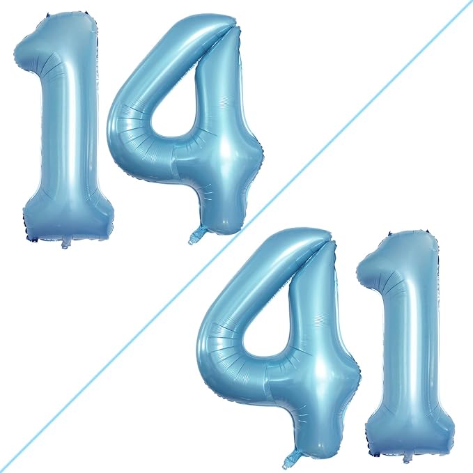 Number 14 Balloons for 14th Birthday Sweet 14 Party Decorations, 42 Inch Jumbo by GOER