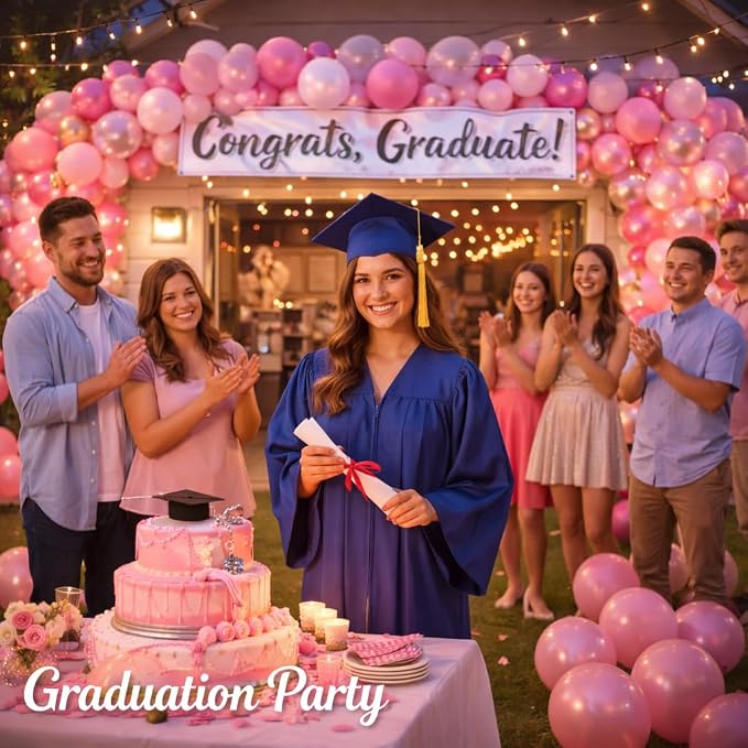 Pink Balloons 12 Inch, 100 Pack Latex Party Balloons, Round Helium Light Pink - Image 3