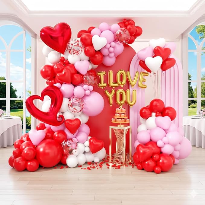 Valentine's Day Balloon Arch Kit - Image 3