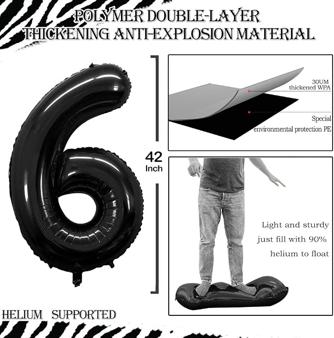 Number 16 Balloons for 16th Birthday Sweet 16 Party Decorations, 42 Inch Jumbo - Image 2