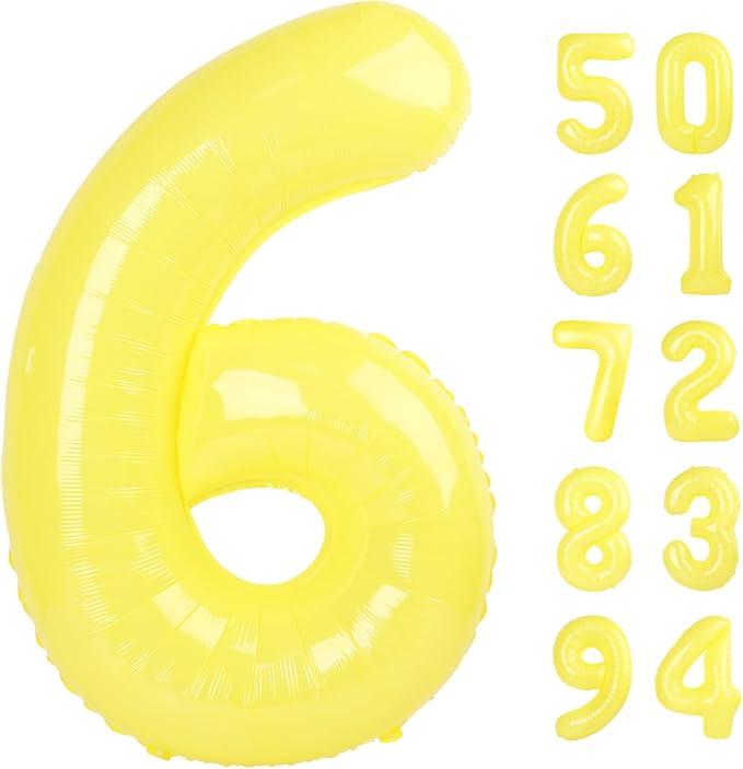 Yellow 6 Balloon by IWERP