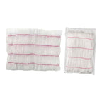 100Pcs SPA Facial Headbands SPA Makeup Headbands Skincare Hair Bands Makeup Head Wraps for Bath Home Showering Personal Use, White Pink