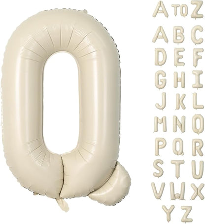 Biapian 40 Inch Giant Cream Q Foil Balloons by BIAPIAN