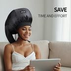 Bonnet Hair Dryer, Ideal Hair Diffuser for Curly Hair， Your Ultimate Solution - Spacious Capacity Blow Dryer Cap for Rapid Styling of Curls