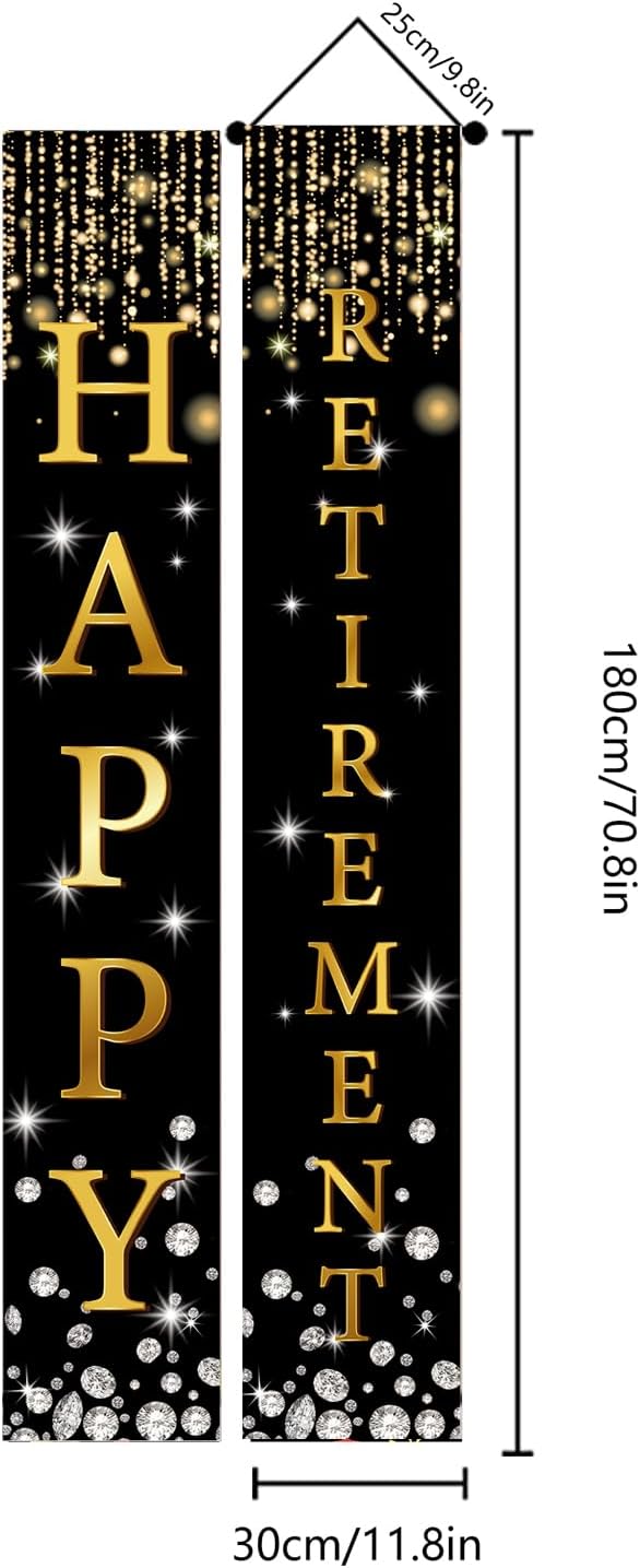 Happy Retirement Porch Banner - Image 4